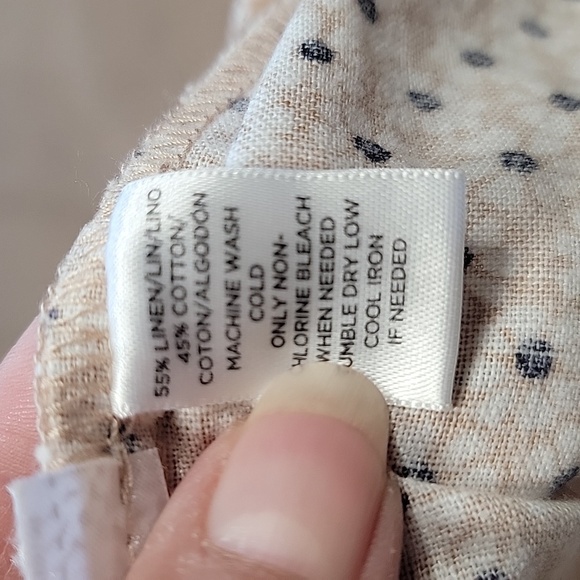 LOFT Size 00 Daisy Print Linen Cotton Blend RIviera Shorts, Exc. Used Condition - Picture 13 of 13